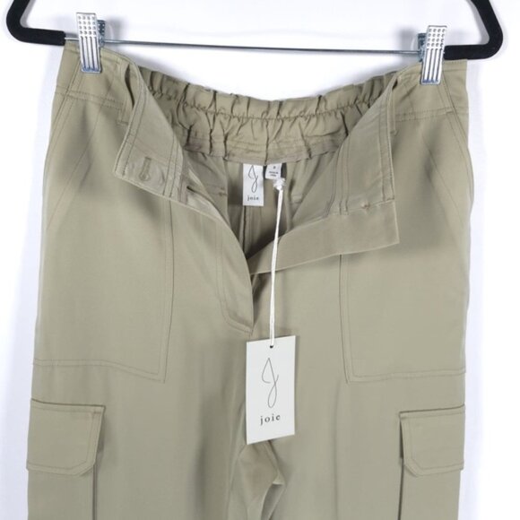 NWT JOIE Cargo Elastic Waistline Straight‎ Elastic Hem with Toggles Pants 8 - Picture 7 of 11